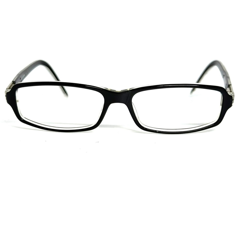 Burberry B8426 YV7 Black Clear Rectangular Eyeglass Frames 140mm